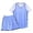 Blue, variant on Girls Athletic Sets Unisex Training Sports Team 5 14 Years Kids Summer Clothes,Red,Size 4XL