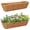 24inch, variant on 2 Pack 48 Inch Rectangle Coconut Liners for Planters, Coconut Fiber Planter Liners, Window Box Liner Trough Coco Liner for Outdoor Flower, Garden Wall, Deck & Fence Planter Boxes