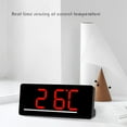 thumbnail image 6 of Gmluru Desk Clock Large Digital Wall Mount Clock Electronic Clock Multi Functional Digital Alarm Clock Date Temperature Time Display LED Clock, 6 of 7