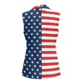 thumbnail image 3 of Uorisanigo Flag Print Women’s Sleeveless Vest Tops Size S Lightweight Blazer Vest for Women V Neck Blazers Suit Vests Top Fashion, 3 of 7