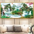 thumbnail image 3 of Películas para ventanas de estilo chino con pintura de tinta china, flores, pájaros, película de vidrio, autoadhesivas, estáticas, esmeriladas, 3 of 5