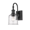 thumbnail image 6 of Z-Lite 734-1S-MB Bryant 12" Tall Bathroom Sconce - Black, 6 of 7