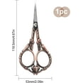 thumbnail image 3 of 420 Stainless Steel Retro-style Sewing Scissors with Alloy Handle Red Copper 11.85x5.3x0.5cm, 3 of 9