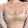 thumbnail image 6 of Njagoc3 Wireless Bras for Women V Neck Wide Straps Seamless Comfortable Underwire Free Daily Bra, 6 of 6