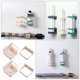 thumbnail image 2 of 2Pcs Creative Umbrella Rack Wall-mounted Shelf Drain Storage Stand (Beige), 2 of 6