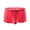 Pink, variant on Vedolay Briefs For Men Men's Underwear Flat Briefs Solid Color Small Fresh Underwear Non Elastic,Red L