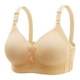 thumbnail image 1 of Bras for Women Woman Oversized Wireless Bra Front Button Push Up Underwear Bra, 1 of 2