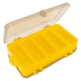 thumbnail image 2 of jinwen Fishing Tackle Box Double Sided 18Cmx10Cmx5cm for Equipment Display Tool Yellow, 2 of 9