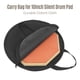 thumbnail image 4 of Silent Drum Bag Almohadilla de tambor silencioso Bolsa de transporte Soporte de bolsa de almacenamiento para tambor tonto de 10 pulgadas Tomshoo Silent Drum Bag, 4 of 6
