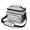Dinosaur and Volcano, variant on Dinosaur and Volcano White Pattern Insulated Lunch Box for Women Men, Medium Leakproof Cooler Bag with Adjustable Strap, 10"x6.7"x8"