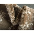 thumbnail image 6 of 3' x 13' Brown and Beige Floral Rectangular Area Throw Rug, 6 of 8