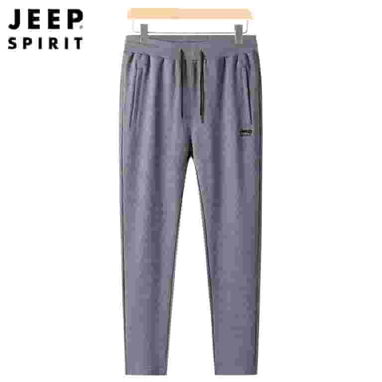 ◎JEEP◎ New Over Training Pants GL1TSU902UP JEEP SPIRIT New Men's Stretch Knitted Sweatpants Lace-up