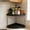 Black, variant on Triangular Corner Spice Rack Multi-Tier Countertop Organizer for Jars and Bottles, Kitchen Desktop Storage