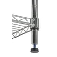 thumbnail image 6 of Muscle Rack 74" H 4-Tier Wire Shelving Unit, 2400 lb Capacity, Chrome, 6 of 6
