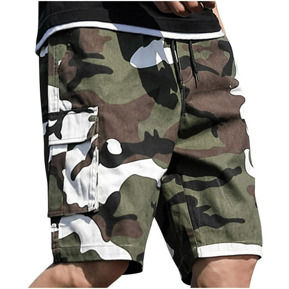 EGNMCR Men's Lightweight Pants, Cargo Pants Men, Linen Pants Men, Mens Casual Loose Fit Elastic Waist Pants Men's Pocket Drawstring Casual Youth Versatile Sports Oversized Pants Men Pants