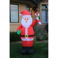 thumbnail image 6 of Occasions 7' Inflatable Swirling Holiday Lights Santa with Candy Cane Yard Decoration, 6 of 6
