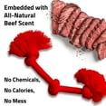 thumbnail image 4 of Playology Dri-Tech Rope, Beef Scented Red Dog Toy for Large to XL Dogs, 4 of 6