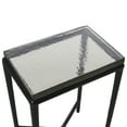thumbnail image 3 of Aria Indoor Cast Aluminum Side Table Black, 3 of 4