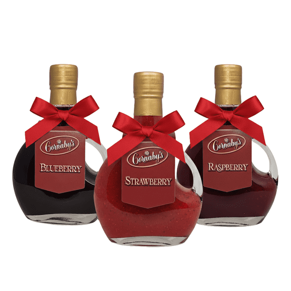 Cornaby's Berry Dessert Sauce Variety Pack (3 Pack), Non-GMO,  (11.1 oz/each)