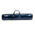 thumbnail image 3 of Bolsa de transporte para flauta de piel sintética, ligera y portátil, con bolsillo lateral. azul oscuro, 3 of 9