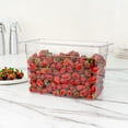 thumbnail image 4 of Met Lux Rectangle Clear Plastic 1/3 Size Cold Food Storage Container - 8" Depth - 1 count box, 4 of 11