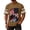 Brown, variant on Men'S USA Flag Off-Road Jeep Print V Neck Football Jersey Short Sleeve Casual Athletic Tee For 4Th Of July And Daily Wear,Navy,XL