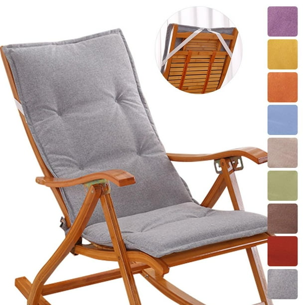 Julam High Backed Chair Cushion With Sponge Core Filling Com Julam High Backed Chair Cushion With, Orange Garden Chair Cushions