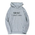 thumbnail image 4 of Vedolay Plus Size Tops for Women Women's 2023 Fall Fashion Casual Long Sleeve Crewneck Sweatshirt Loose Fit Pullover Hoodie,Gray XL, 4 of 5