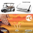 thumbnail image 6 of XYZCANDO Tropical Sunset Golf Cart Seat Cover - 2-Passenger Non-Slip Terry Cloth Cover With 4 Storage Pockets for Golf Lovers, 6 of 8