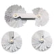 thumbnail image 4 of 2 Paquete Medidor de Tornillo Macarena Calibrador de Rosca Métrico 107 Mm Plata, 4 of 8