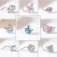 thumbnail image 3 of ZS 9Pcs/Set 20g AB White Crystal Nose Ring Pier, 3 of 6