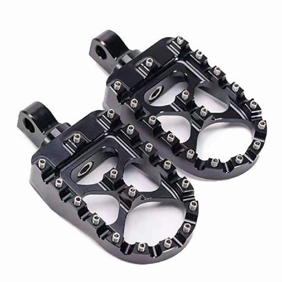 2Pcs Aluminium Alloy Folding Footrest Wearproof Rear for Motorcycle Bicycle