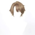 thumbnail image 1 of Peluca para cosplay Honkais Stars Rails, ribetes, pelo corto, Yang, 1 of 3