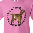 thumbnail image 4 of Inktastic Future Goat Farmer with Cute Goats and Hoof Prints Youth T-Shirt, 4 of 5