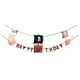 thumbnail image 1 of KAKOWELY Pancarta de fiesta de cumpleaños pirata, pancarta de feliz cumpleaños pirata, decoraciones de bandera para celebraciones festivas divertidas, suministros para fiestas temáticas piratas, 1 of 5