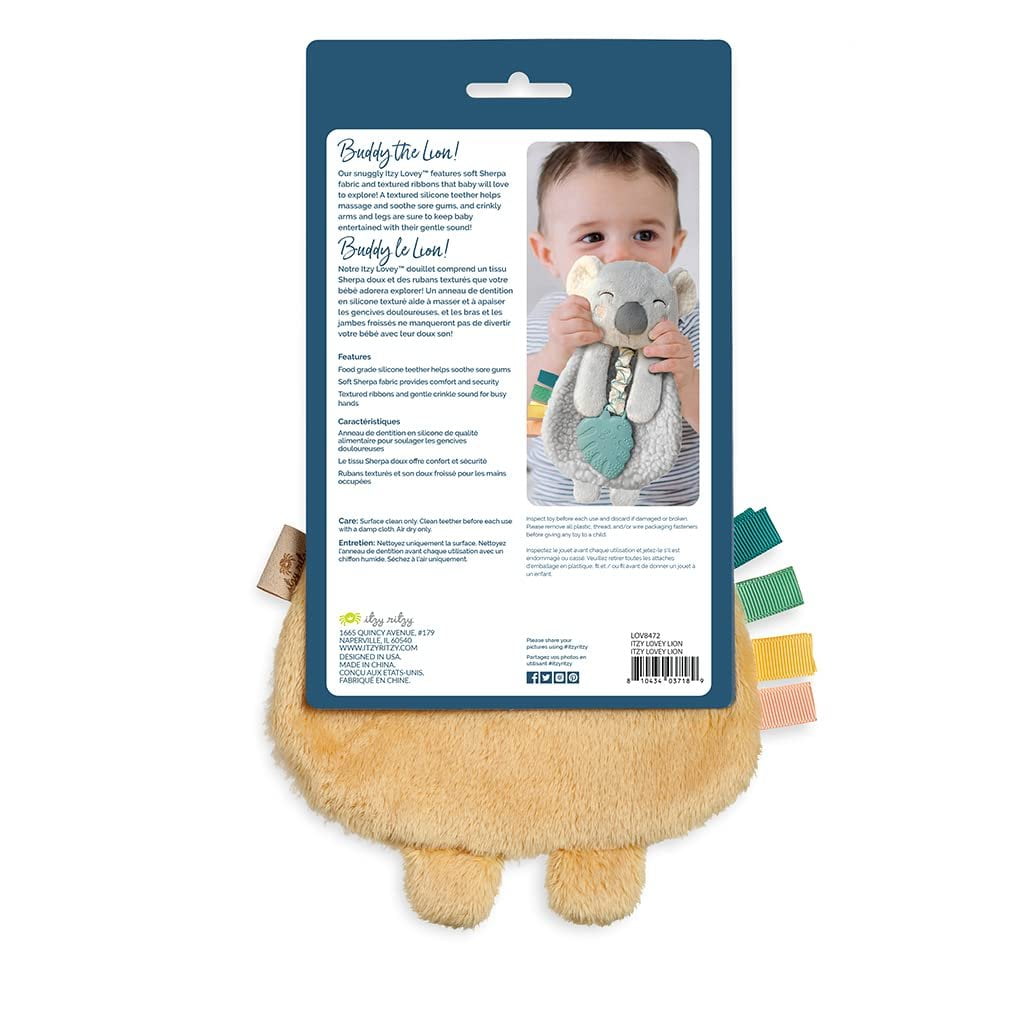 Itzy Ritzy Lovey - Lion Soft Sherpa