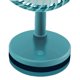 thumbnail image 4 of Mini ventilador USB portátil con aspas dobles para escritorio, refrigeración de 2 cabezales para estudiantes y oficina, compacto y plegable, redondo azul claro, 4 of 5