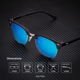 thumbnail image 3 of Polarized Sunglasses for Men and Women Semi-Rimless Frame Driving Sun glasses 100% UV Blocking, 3 of 7