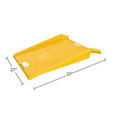 Fleming Supply Portable Curb Ramp, 1000lb Capacity Riser for Loading Docks, Driveways, Thresholds