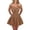 Khaki, variant on Stichou Short Homecoming Dress for Teens Ruffle Mini Prom Dresses Satin Cute A Line Puffy Formal Cocktail Dress Pink S