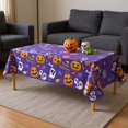thumbnail image 4 of Halloween Disposable Tablecloth, Spooky Party Table Cover for Holiday Dining, Rectangular Plastic Tablecloth for Halloween Decorations and Events, 1Pack C, 4 of 4