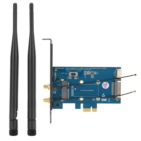 Adaptador Inalámbrico De Doble Banda Adaptador Wifi PCI-E 1X Periférico De Red Para Win10/8/7/2000