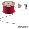 thumbnail image 3 of 100m 0.8mm Nylon Thread Cord Chinese Knotting Cord Medium Violet Red Thread Beading Thread Bead Cord for DIY Jewelry Bracelets Craft Making, 3 of 9