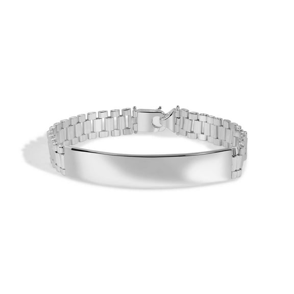925 Sterling Silver High Polished Watch Band Style 10mm ID Bracelet 8" Jewelry Female Unisex