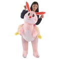 thumbnail image 3 of Inflatable Easter Bunny Costume - Fun Ride-On Rabbit for Kids, 31.5-47.2in Birthday Gift_Perfect Gift, 3 of 5