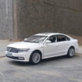 thumbnail image 1 of 1:32 Passat Alloy Model Car Toy Diecasts Metal Casting Sound and Light Car Toys For Children Vehicle White, 1 of 6