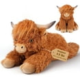 thumbnail image 1 of Peluche pesado Bobbie & Laxi Highland Cow, 2,04 kg, 1 of 8