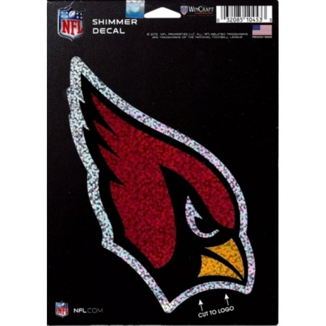Arizona Cardinals Autocollant en Vinyle Scintillant