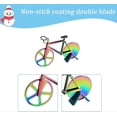 thumbnail image 2 of Bike Pizza Cutter, Bike Non-Stick Pizza Cutter with Stand, Super Sharp Blades, Suitable for Cutting Pizza, 2 of 5