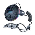 thumbnail image 2 of New Digital Car Charger Fast Charging Mobile Phone Charging Head One To Four With Car Charger, 2 of 6